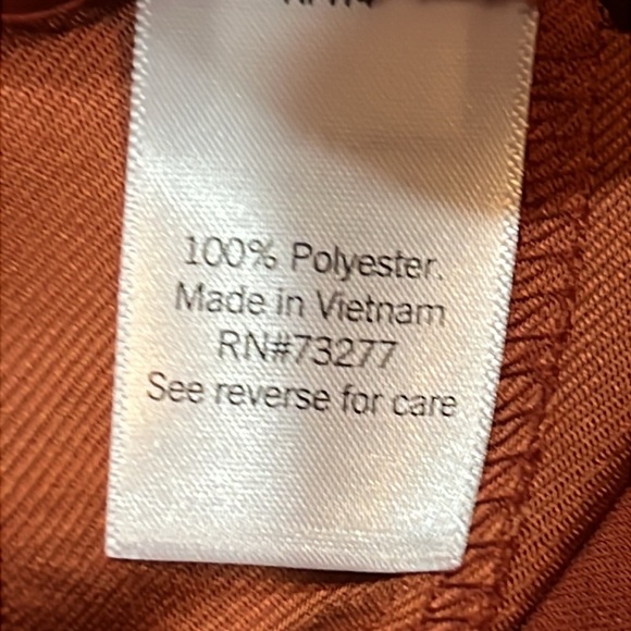 Nine West High Waist Shorts in Rust - Picture 8 of 9